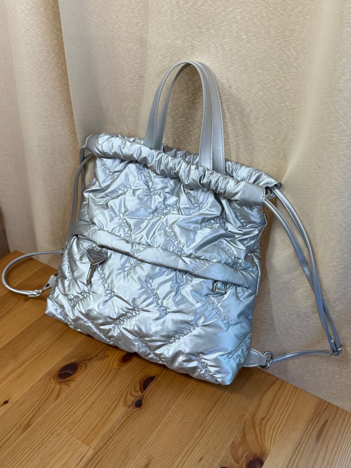 칼린 트위 여성가방 백팩 실버 상품이미지2