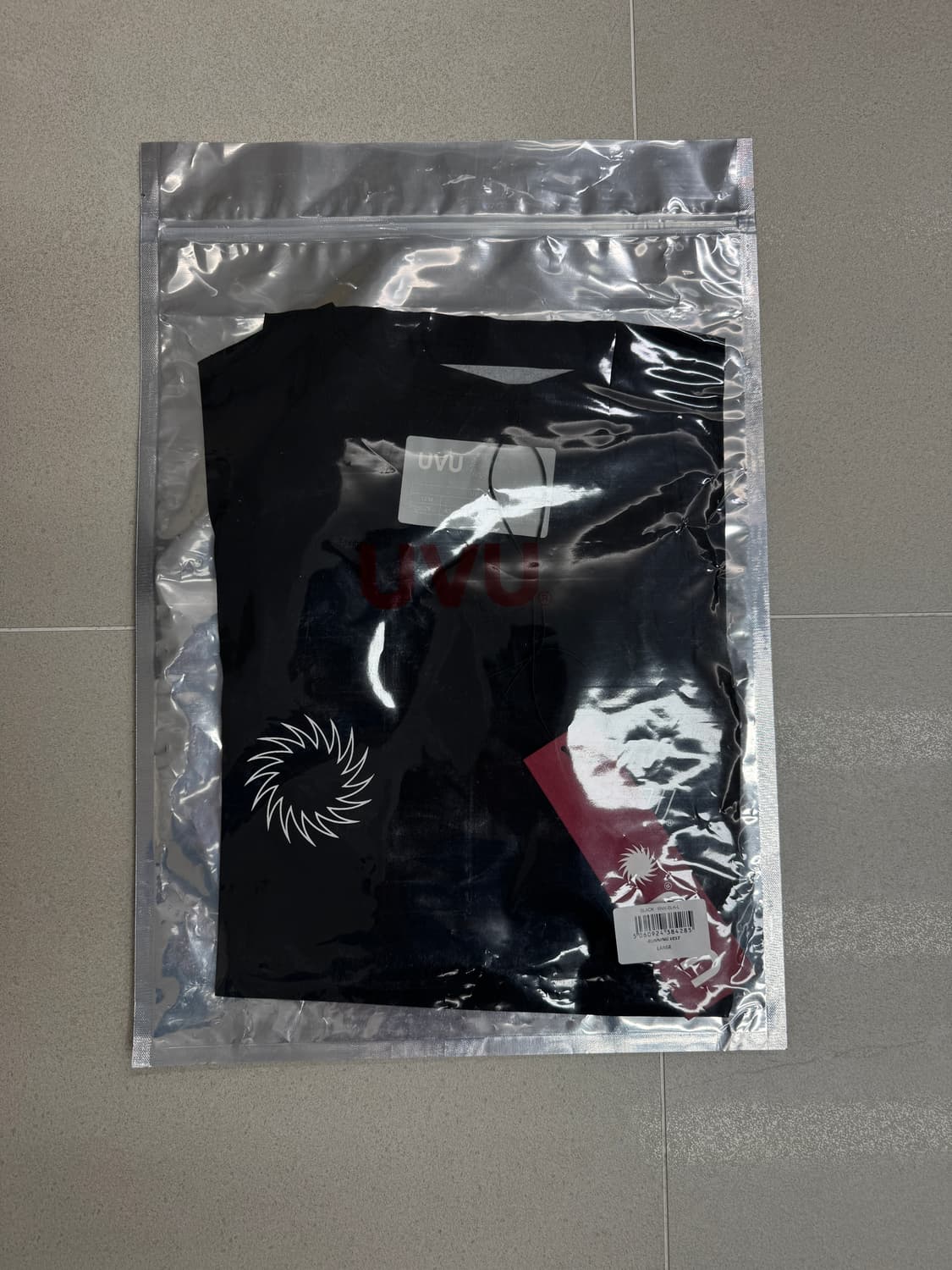 UVU 러닝 베스트 블랙 L 상품이미지4