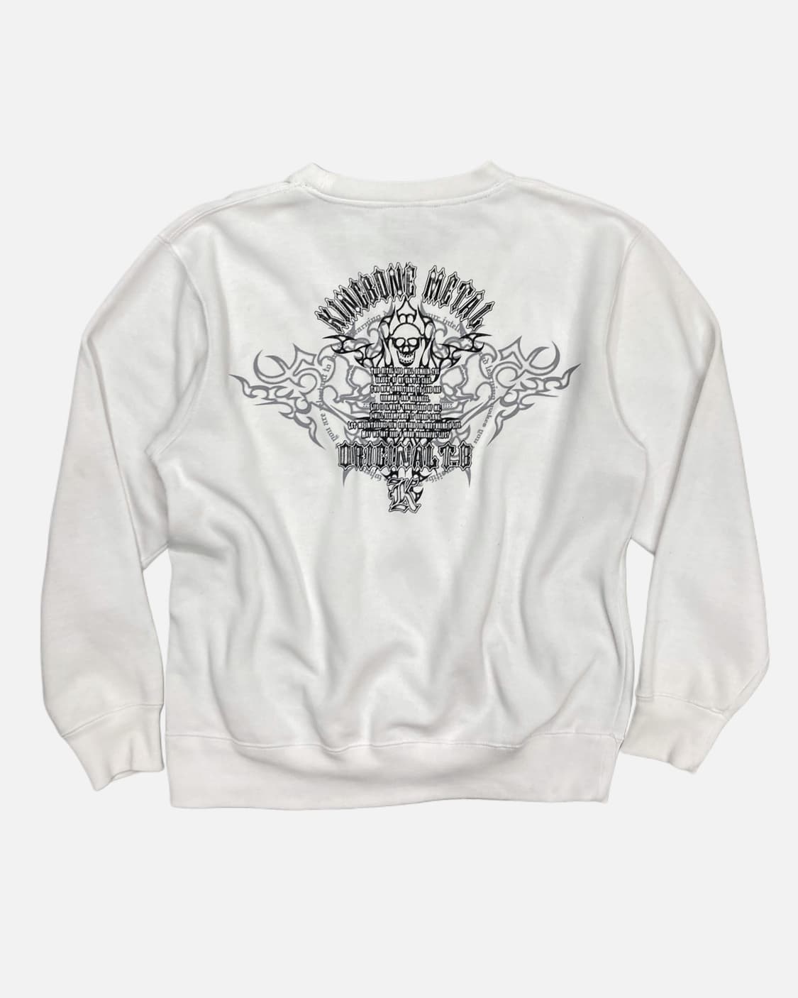 punk trival white sweatshirt 상품이미지4