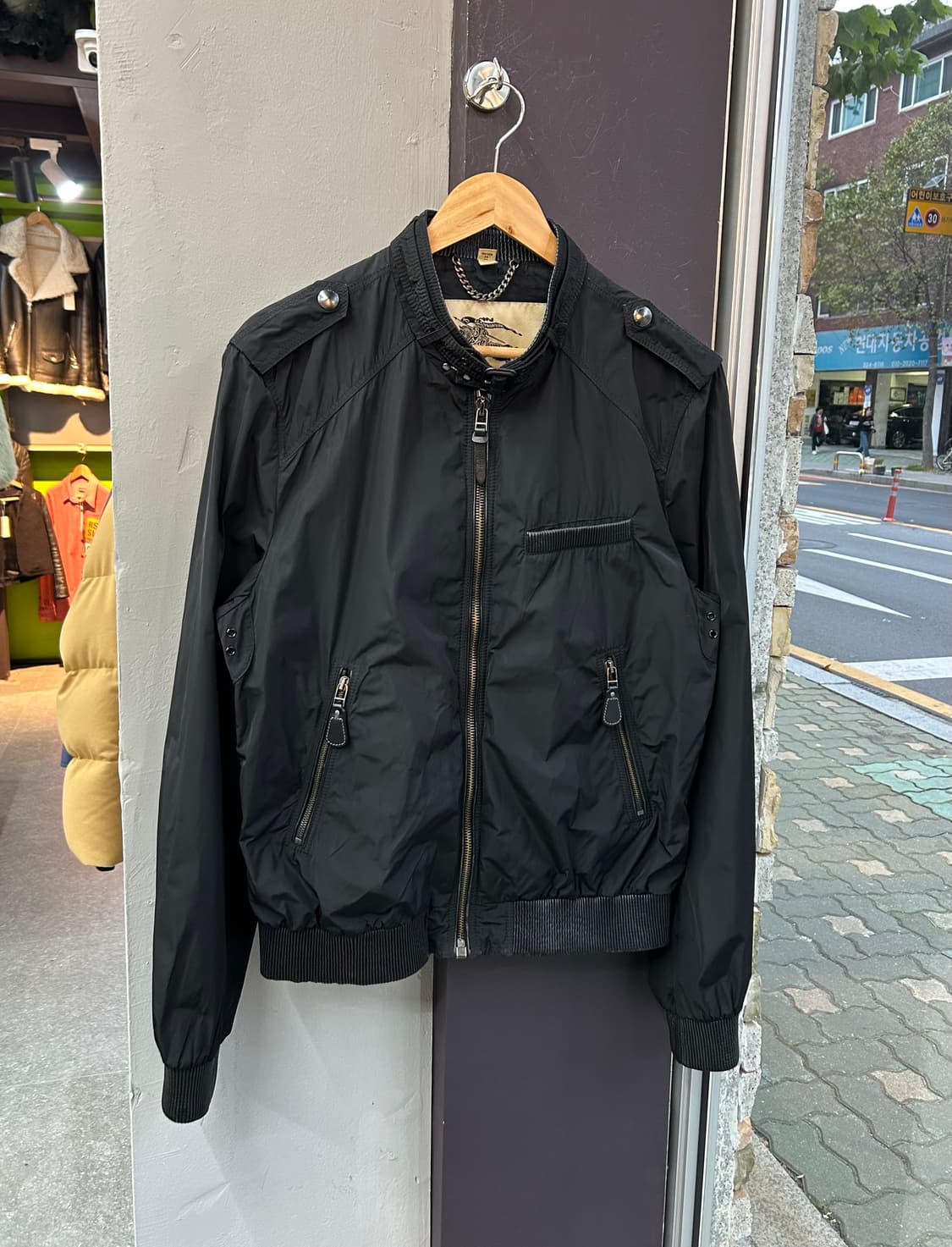 XL/ 버버리 블루종 봄버 자켓 상품이미지1