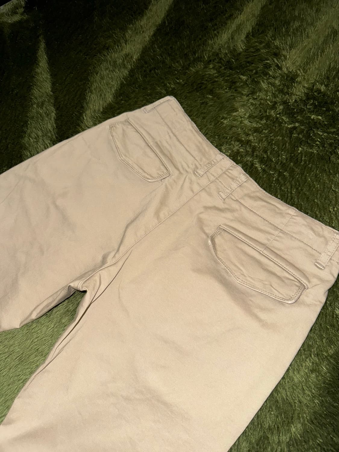 [M] BEAMS 빔즈 하트 빈티지 워싱 코튼 치노 팬츠 베이지 상품이미지8