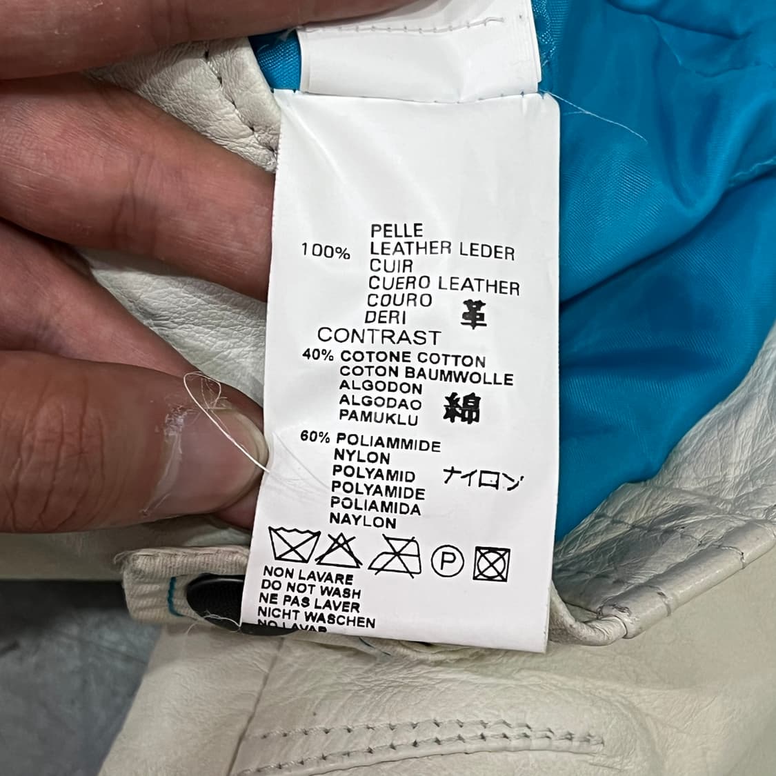 디젤 리얼레더 바이커 자켓 y18090  상품이미지9
