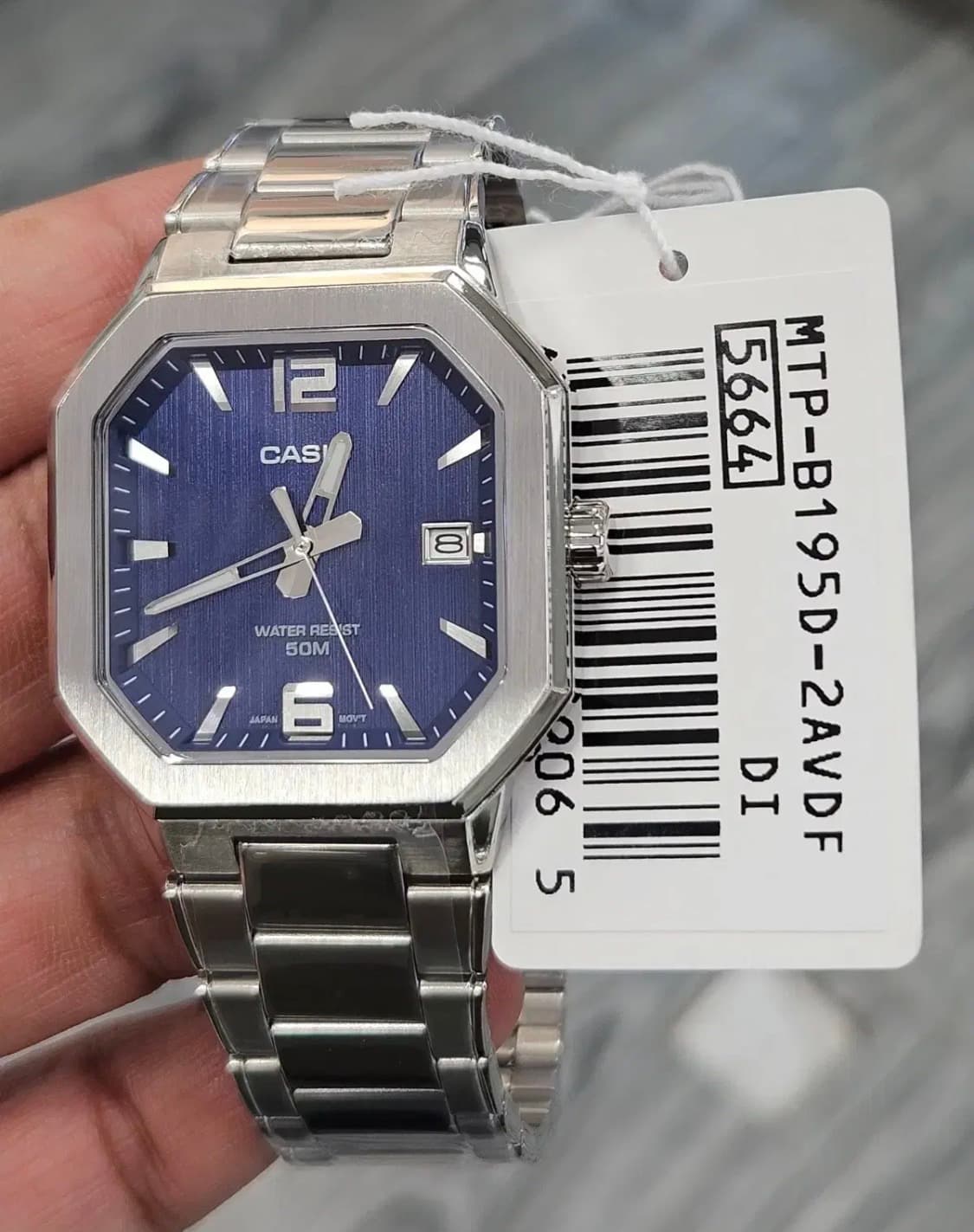 카시오 팔각시계 MTP-B195D 상품이미지2