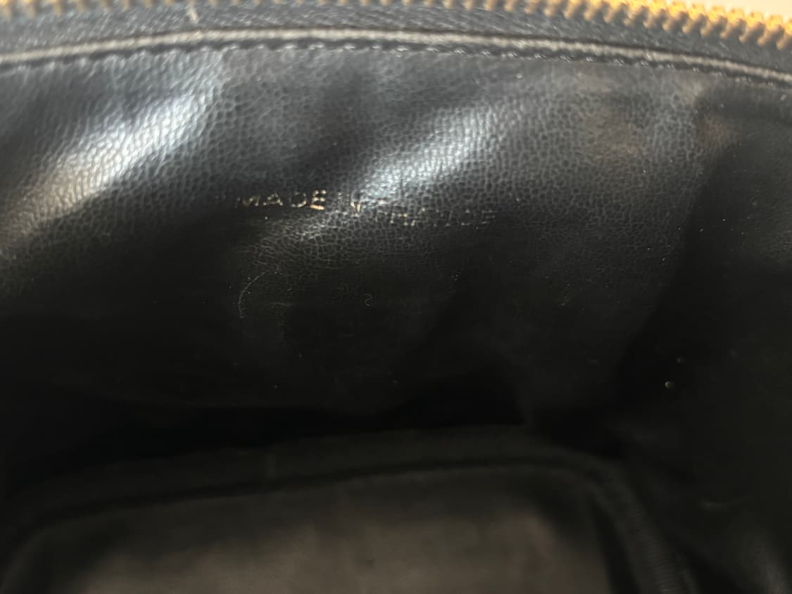 샤넬 빈티지 베니티백 블랙 금장 캐비어 상품이미지8