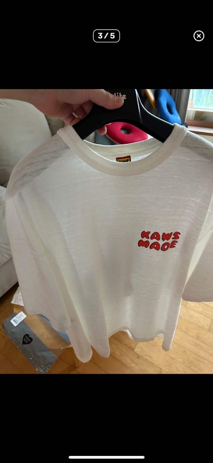 Kaws Human made 카우스 휴먼메이드 반팔티셔츠 상품이미지1