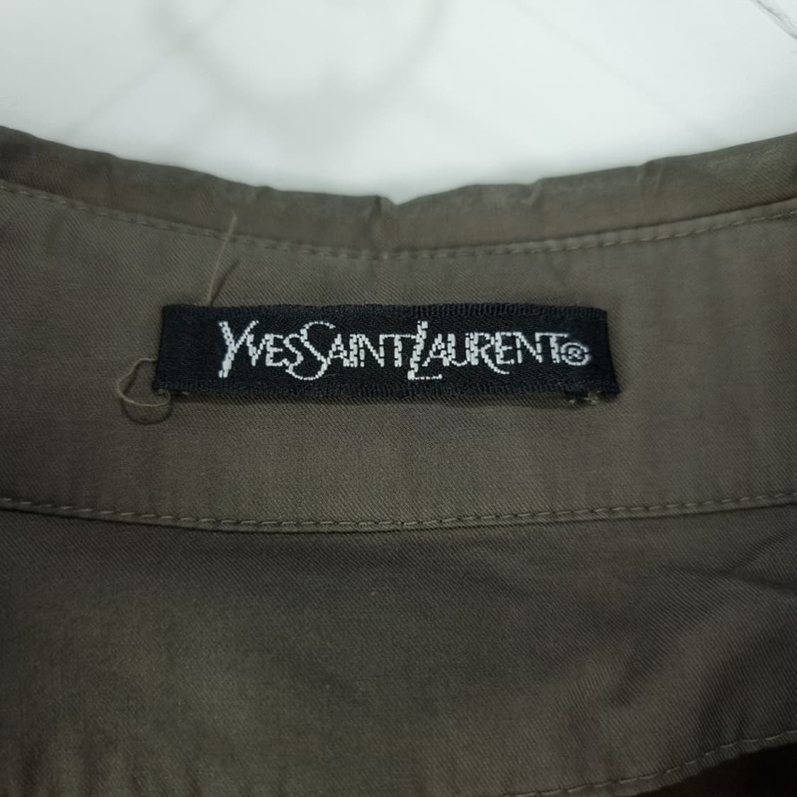 [입생로랑] 벨티드 빈티지 롱 트렌치 코트 P01545 상품이미지5