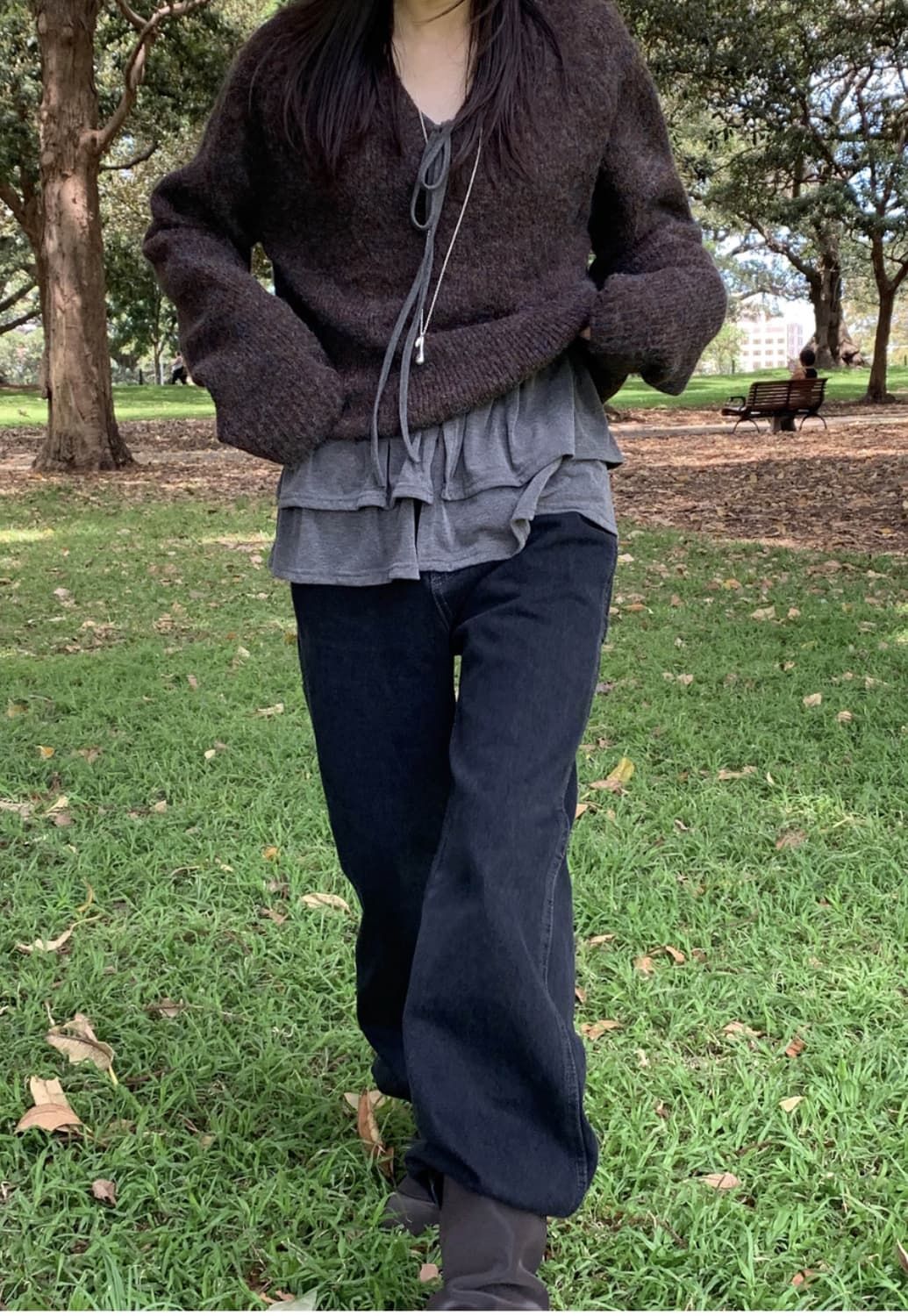 Aube Nine 베이직 카펜더 denim 상품이미지2