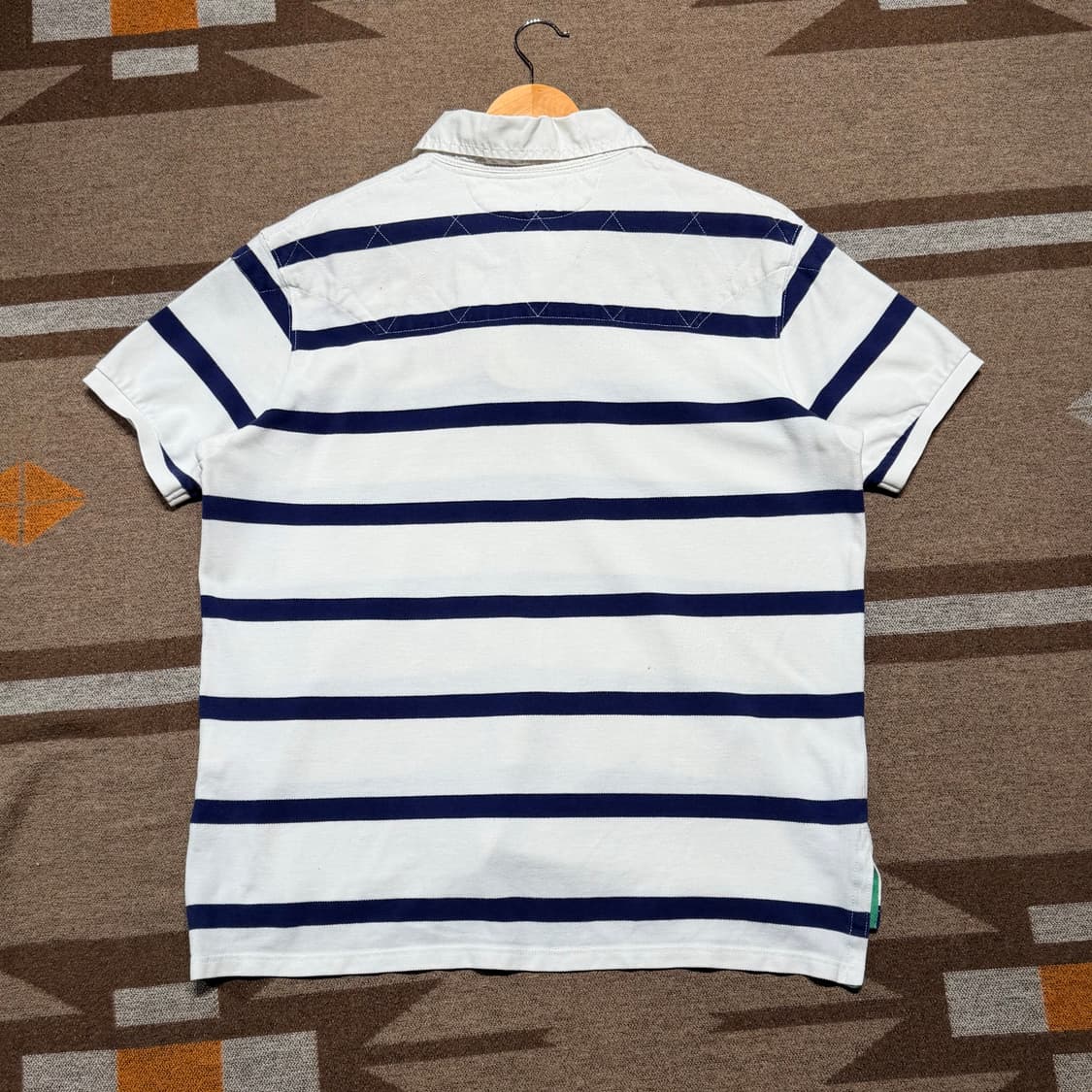 폴로랄프로렌 반팔 럭비 셔츠 XXL 퀼티드 숄더 상품이미지5