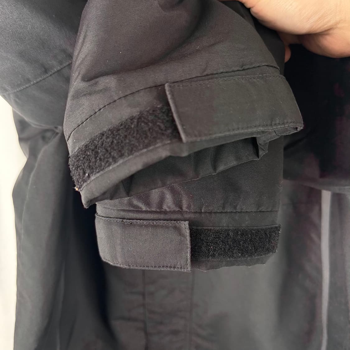 100) 아디다스 올드스쿨 기모 바람막이 자켓 블랙 상품이미지4