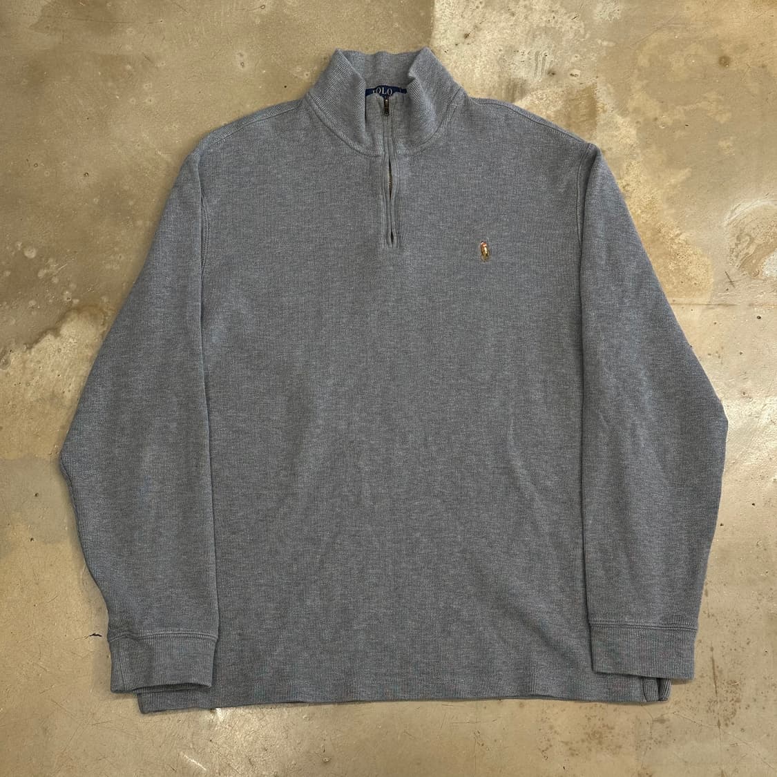L 폴로랄프로렌 그레이 반집업 니트 상품이미지2