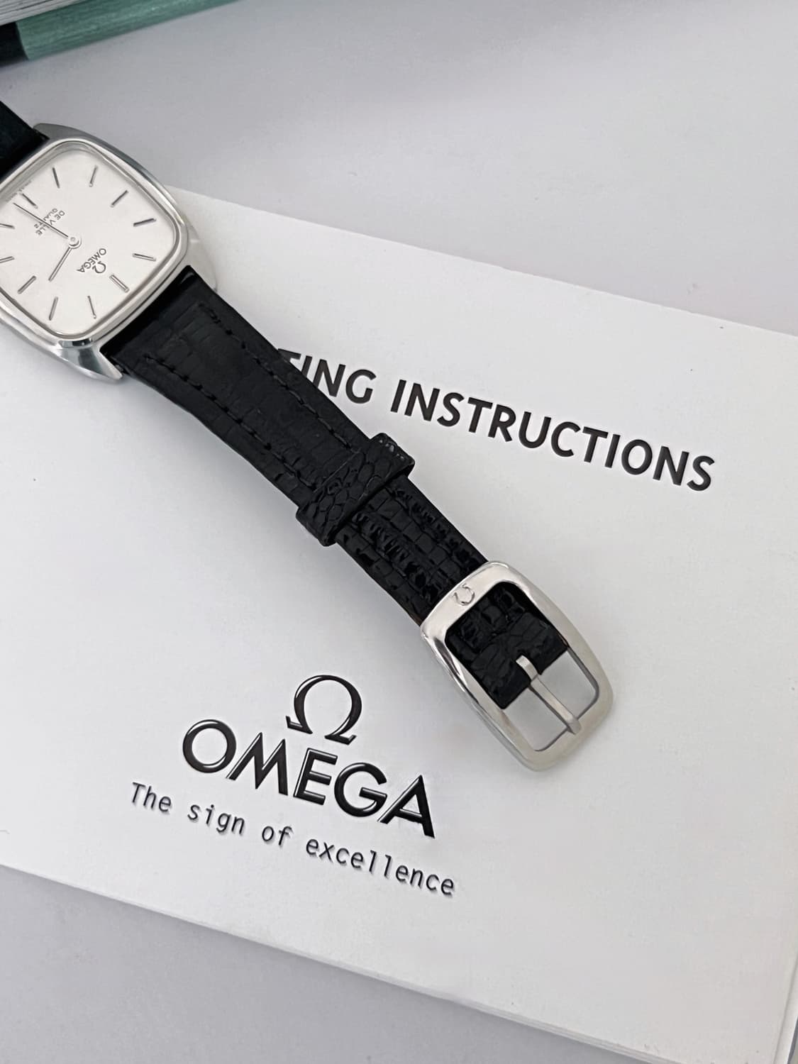 오메가 드빌  스퀘어 여성 시계 상품이미지6