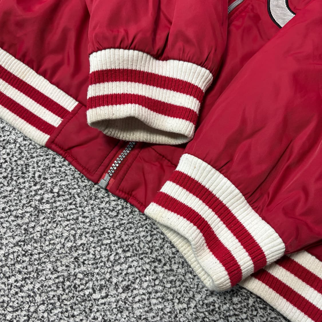 FUBU 후부 올드스쿨 빅로고 바시티 자켓 (XL) 상품이미지3