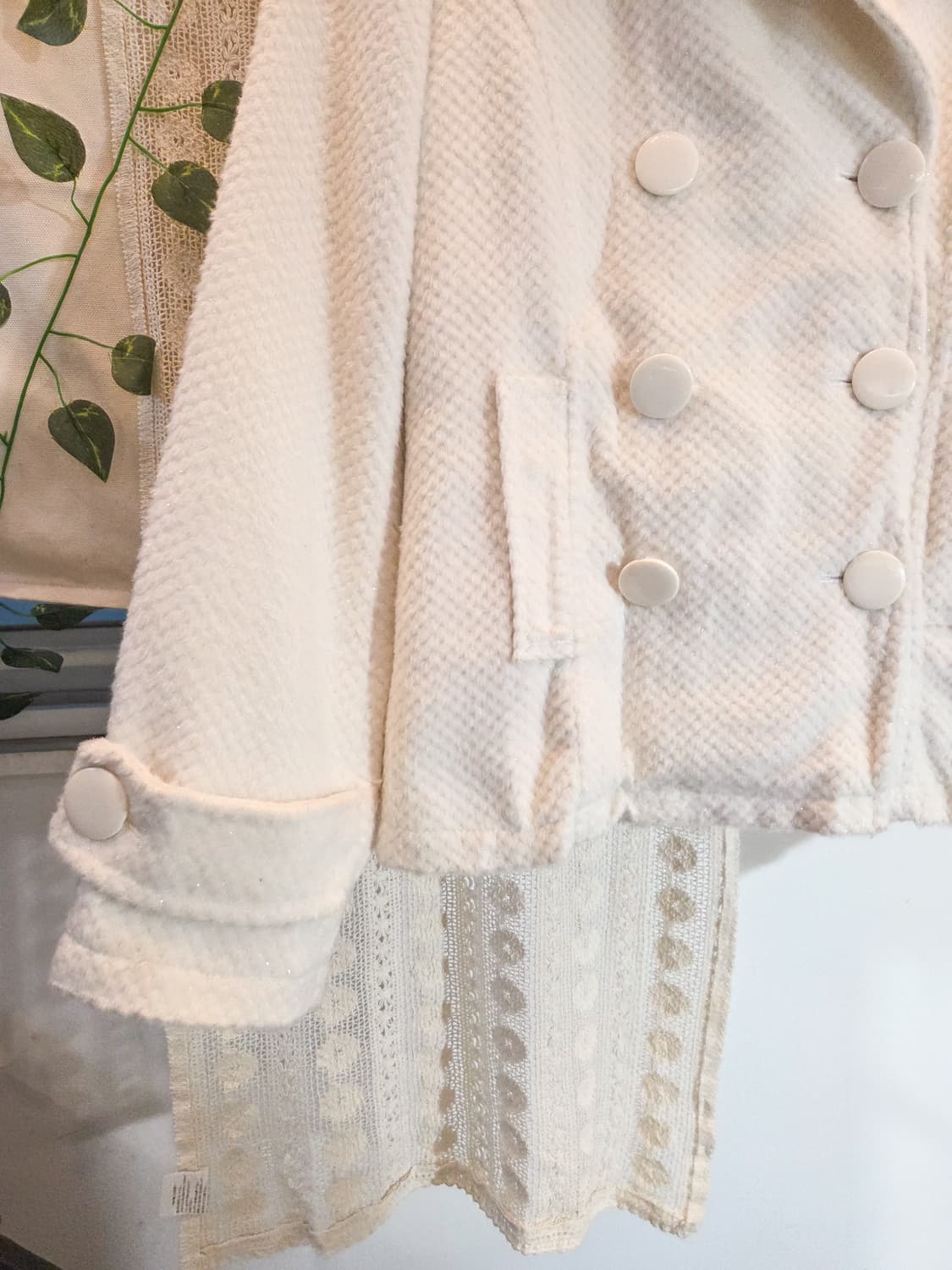 펄 화이트 코트 상품이미지3