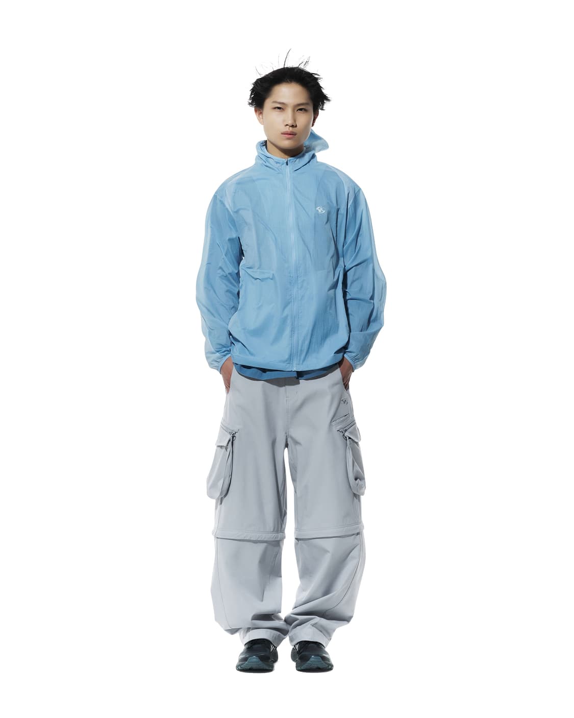 2WAY POCKET PANTS [BLUE GREY] 상품이미지1