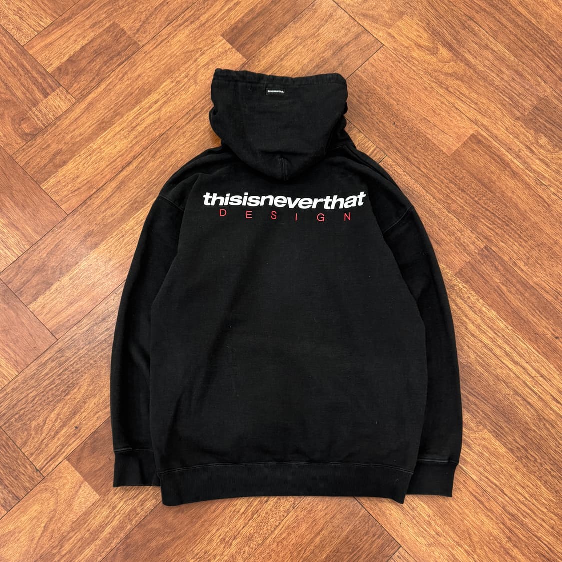 S(100) 디스이즈네버댓 디네댓 빅로고 후드 티셔츠  상품이미지1
