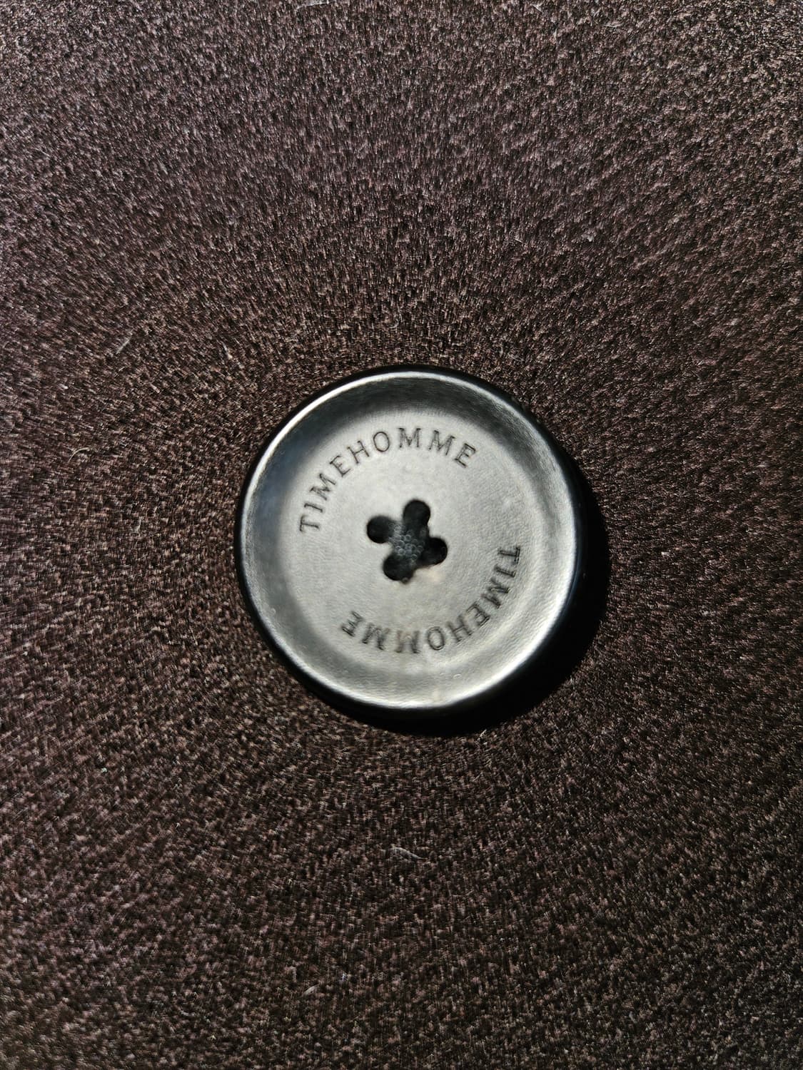 타임옴므 TIME 한섬 캐시미어 브라운 코트 정장 자켓 95 오버핏 상품이미지2