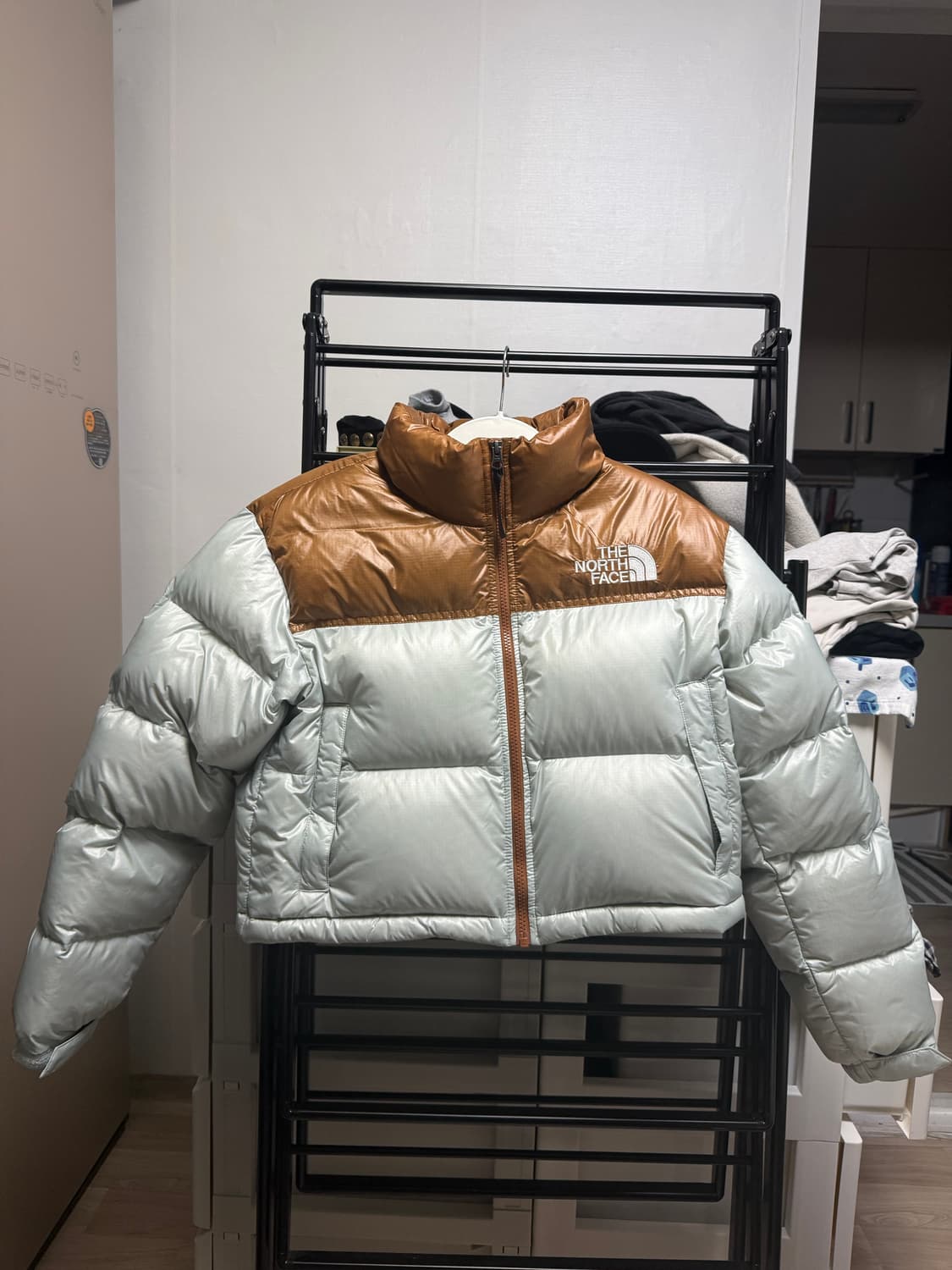 (W) 노스페이스 눕시 숏 자켓 민트 - M 90사이즈 상품이미지2