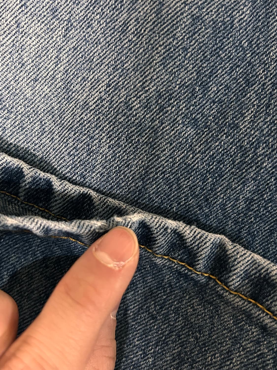 해칭룸 와이드 커브진 블루 4 상품이미지5