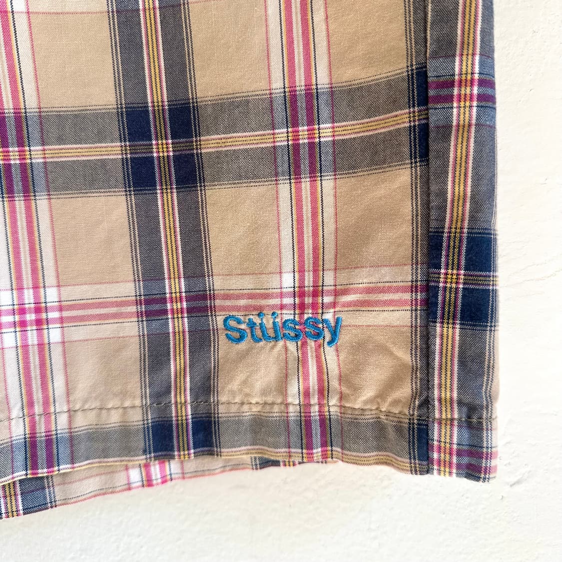 Y2K 올드 스투시 체크 쇼츠 상품이미지2