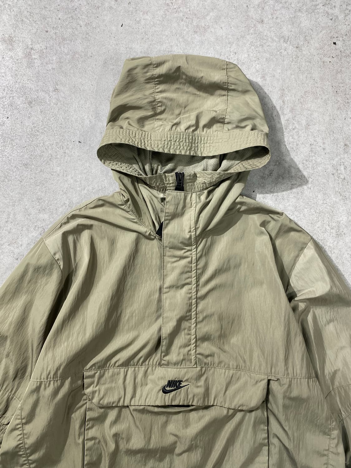 [XXL] Nike 나이키 라이트카키 하프집업 나일론 아노락 상품이미지2