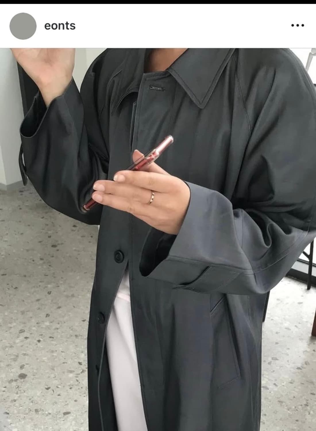 에옹쓰 올드 트렌치 코트 eonts old trench coat 상품이미지6