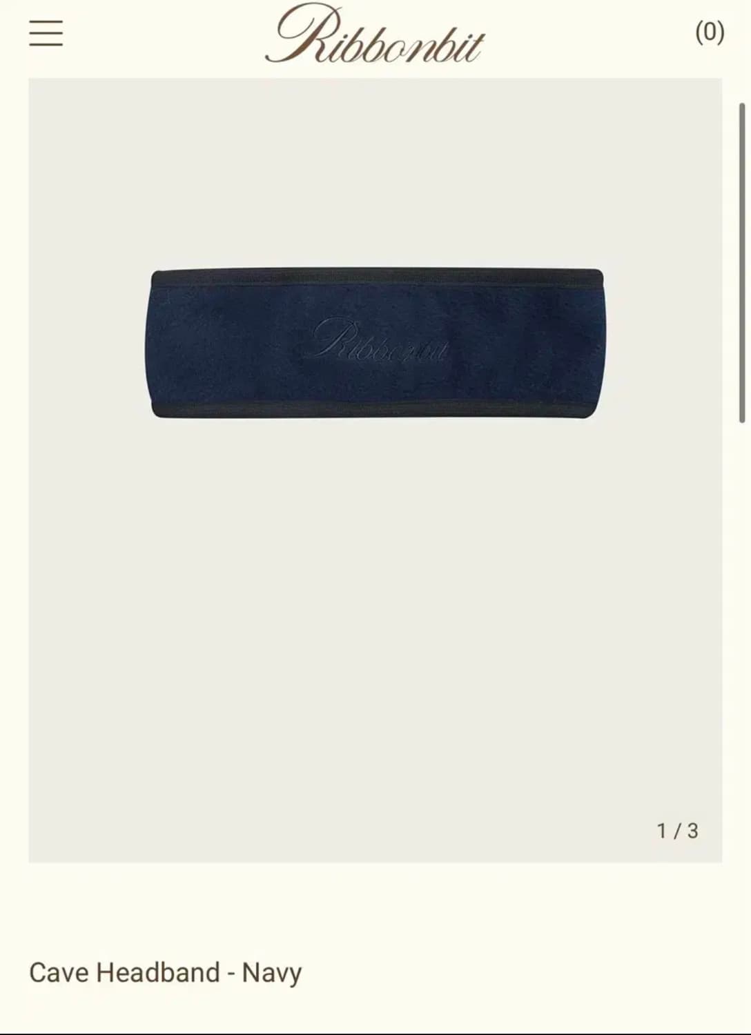 리본빛 헤어밴드 상품이미지1