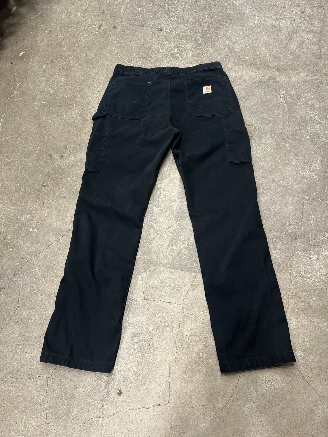 칼하트 피치 코튼 카펜터 워크 팬츠 블랙 상품이미지3