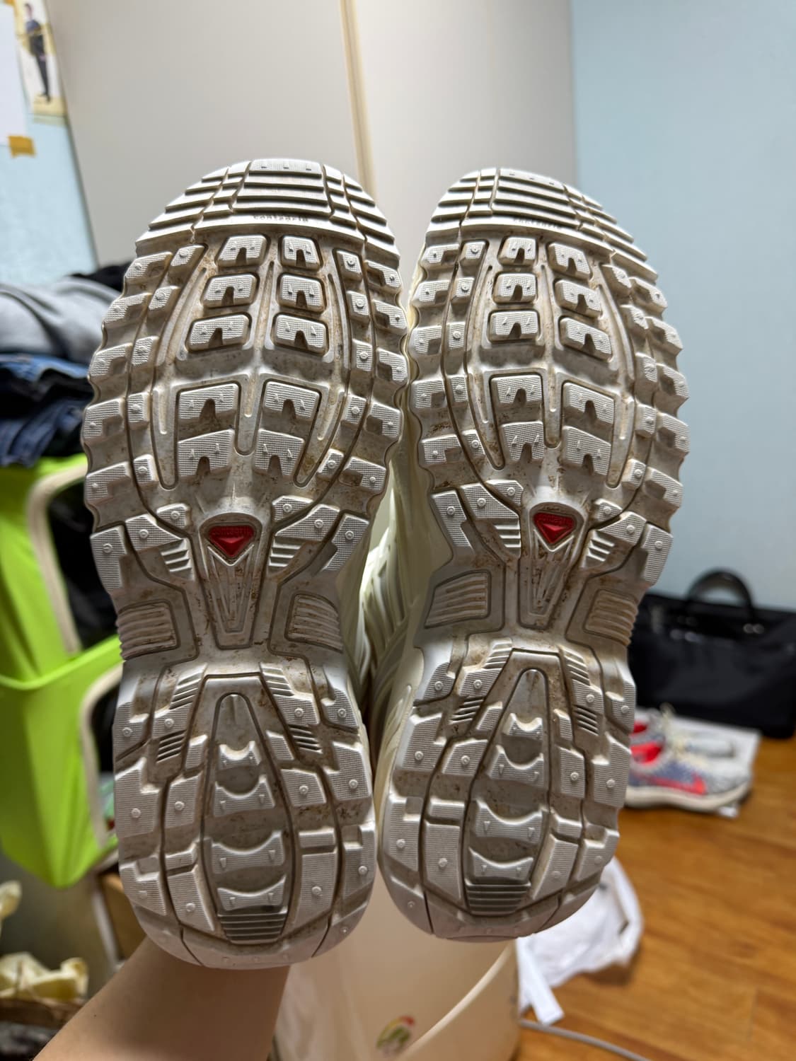 살로몬 Acs 프로 화이트 바닐라 아이스 270사이즈  새상품급 상품이미지7