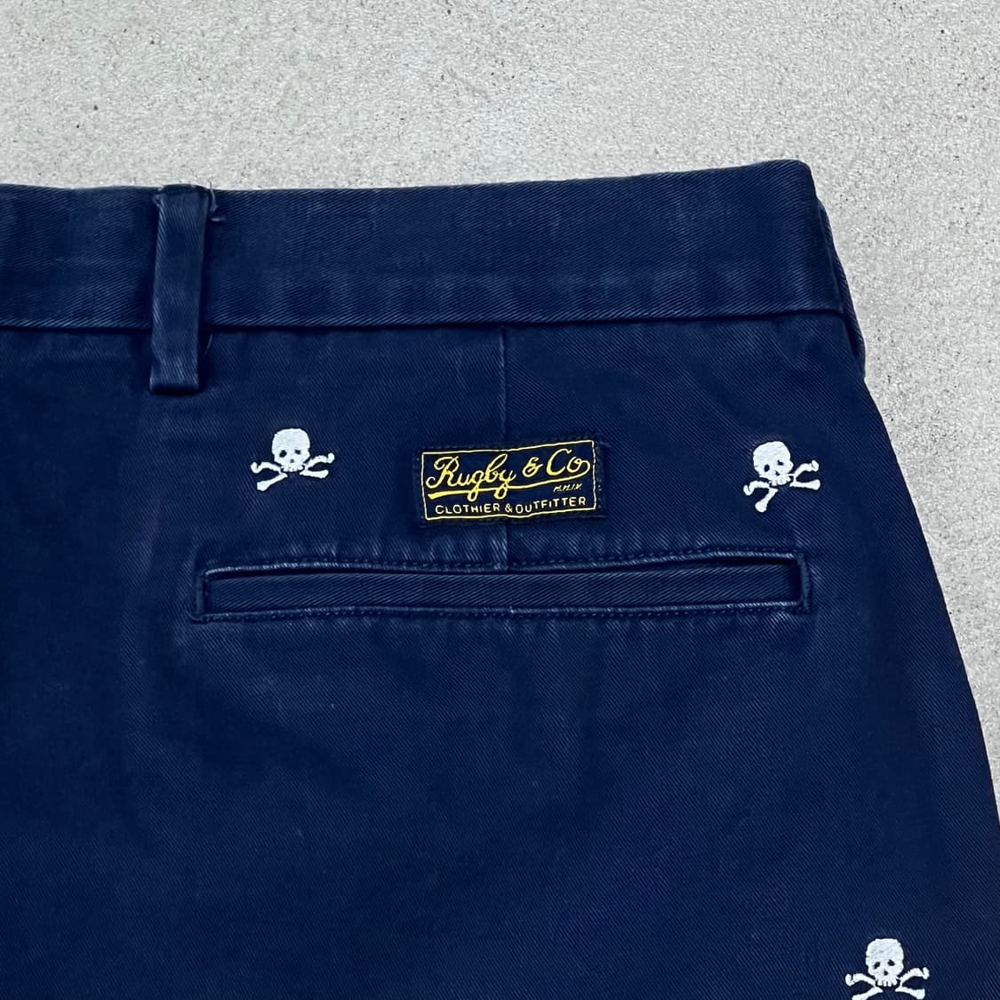폴로 랄프로렌 럭비 스컬자수 하프팬츠 s10785 상품이미지5