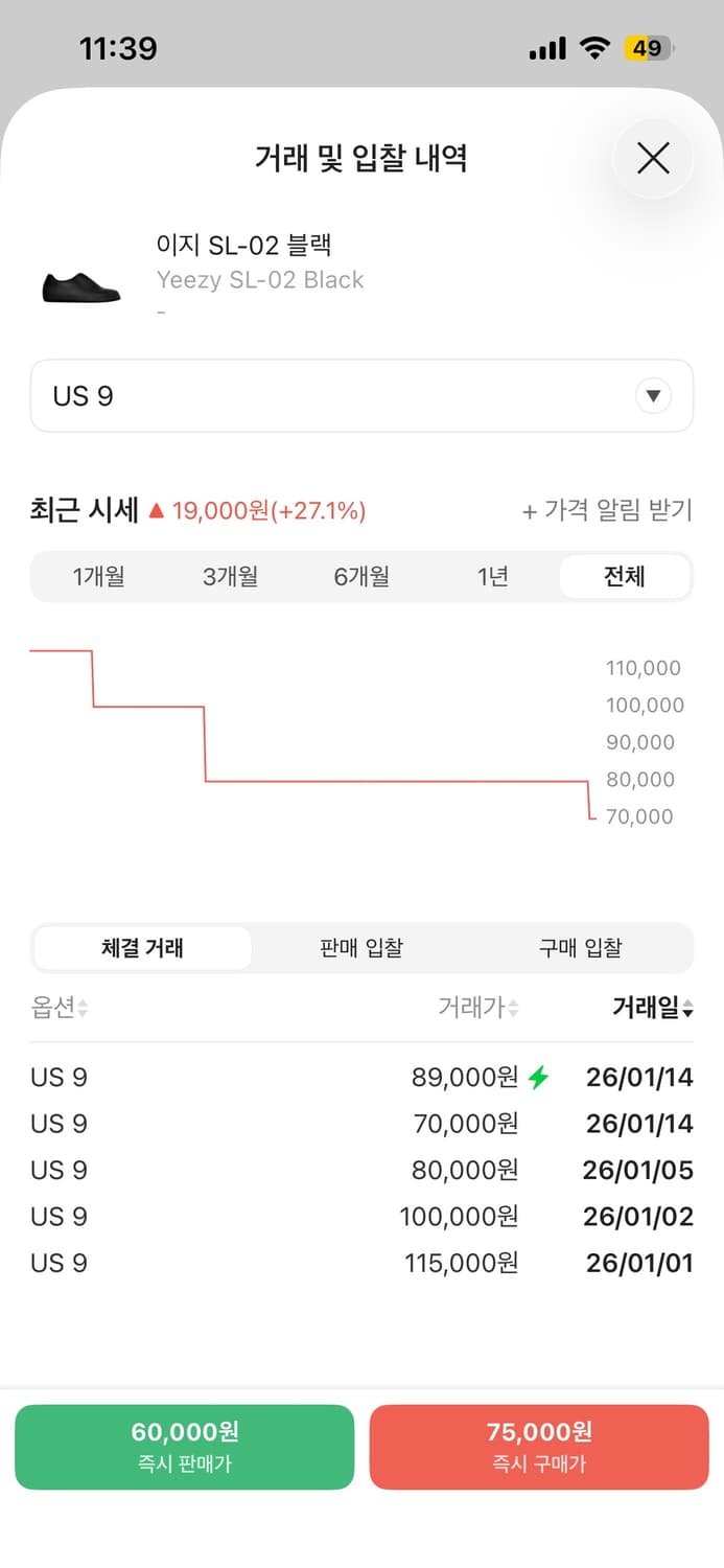 Yeezy SL-02(9) 270 상품이미지2