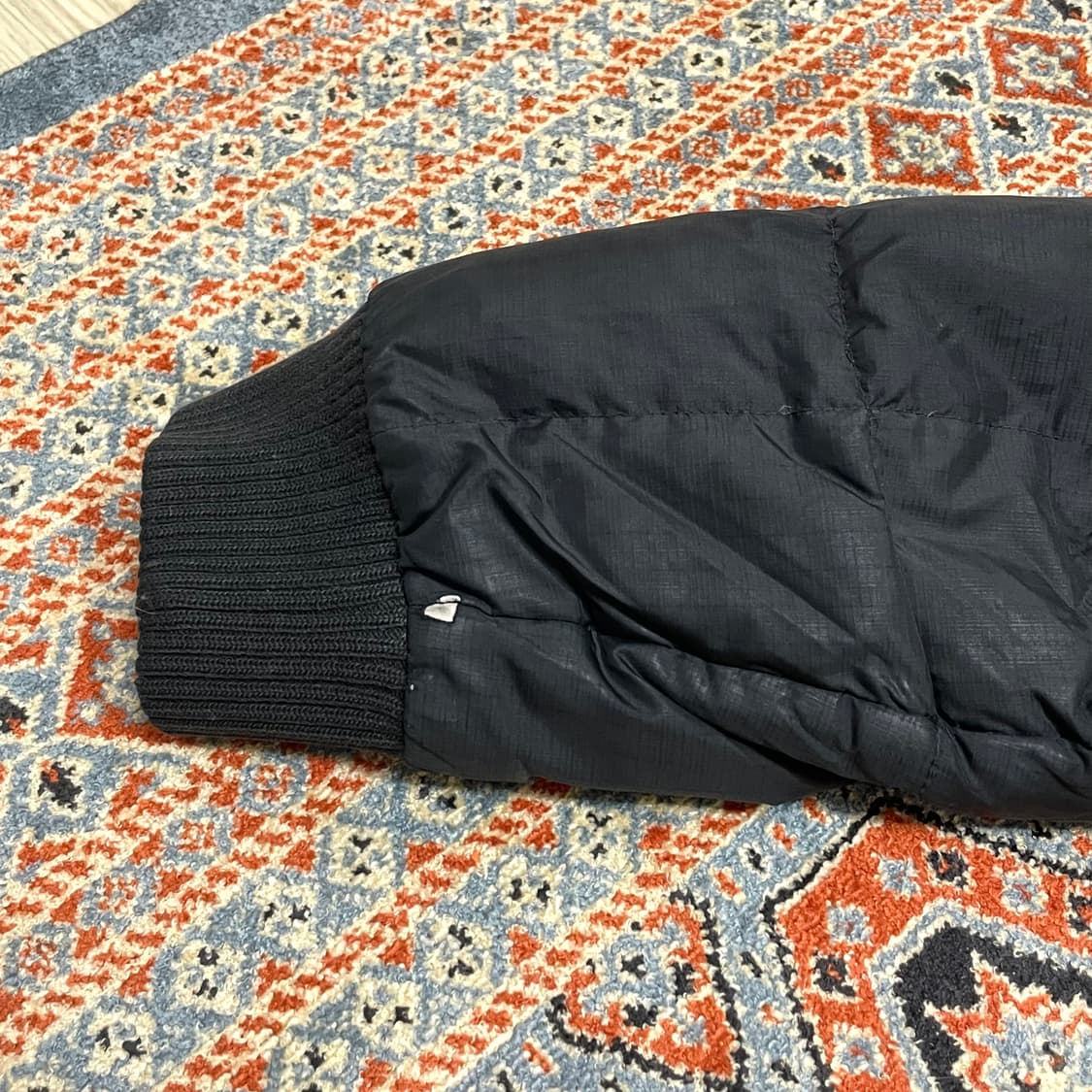 나이키 조던 블랙 덕다운 패딩 투웨이 점퍼 남성M 상품이미지3