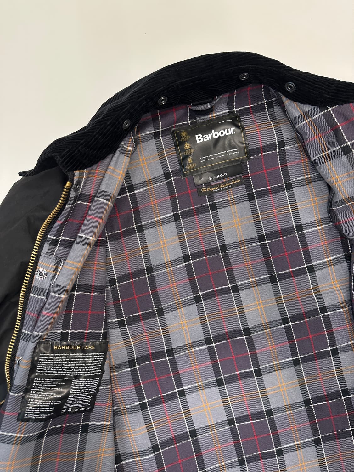 Barbour 바버 뷰포트 왁스자켓 (38/여성L) 블랙 상품이미지8