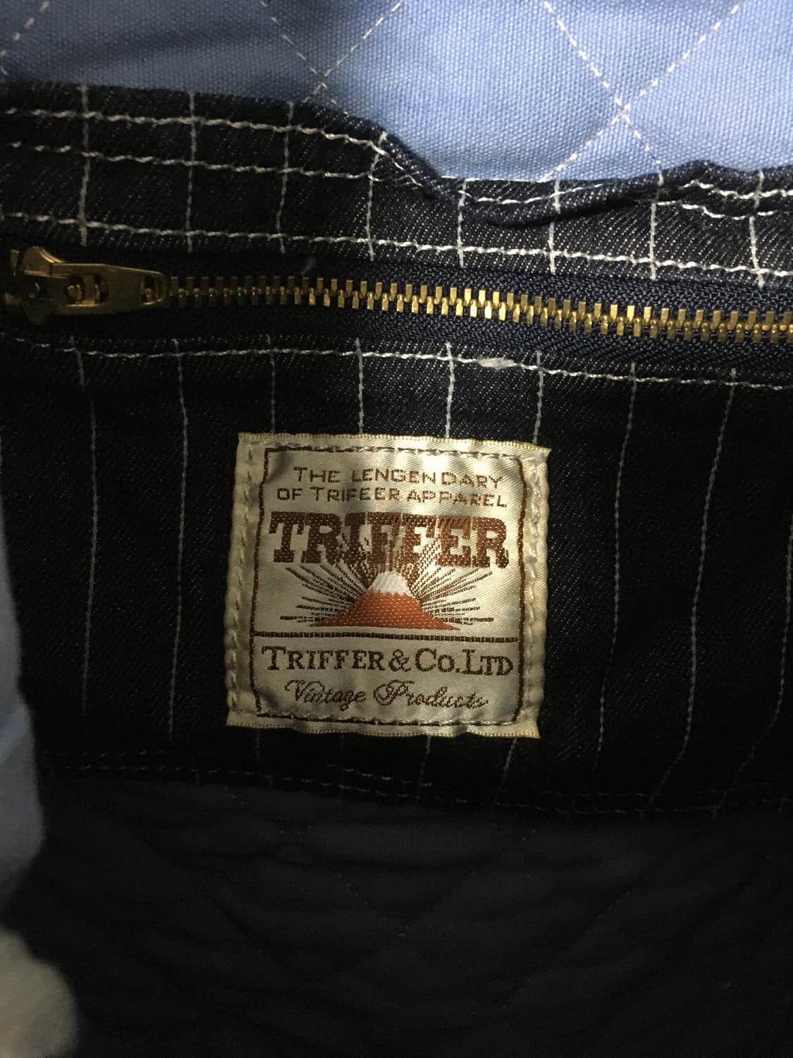 TRIFFER 데님 Helmet 토트백 상품이미지6