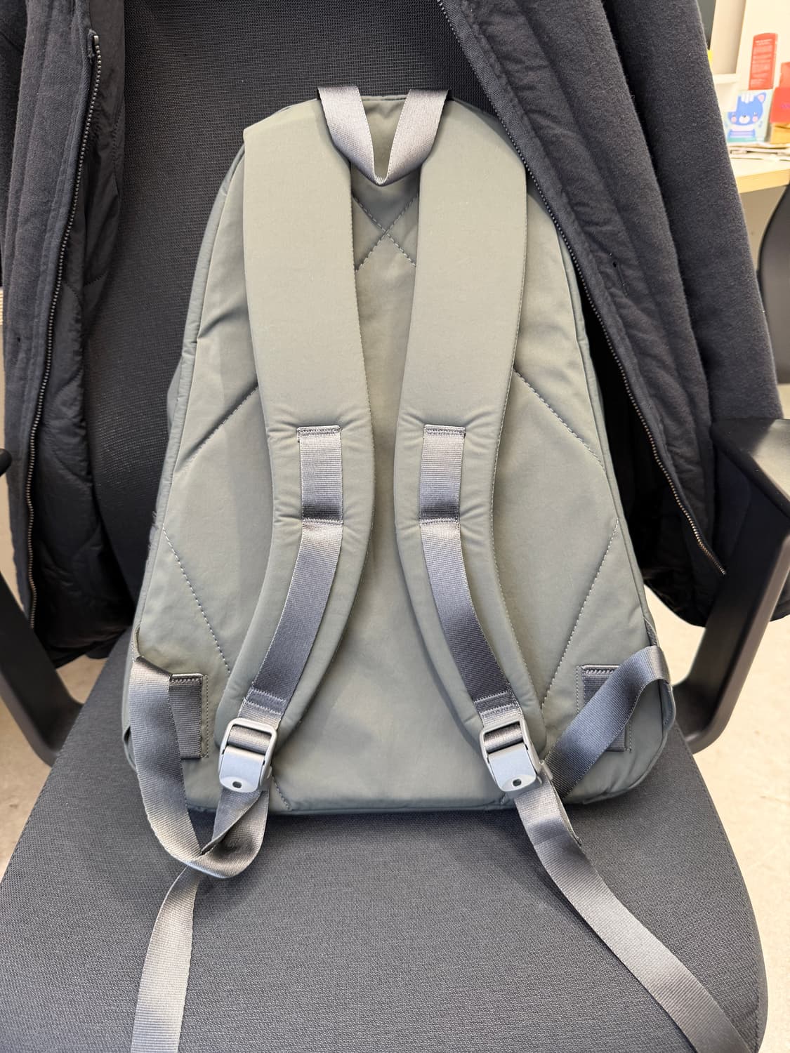 블랭코브 에펠백27 올리브 그레이 백팩 상품이미지3