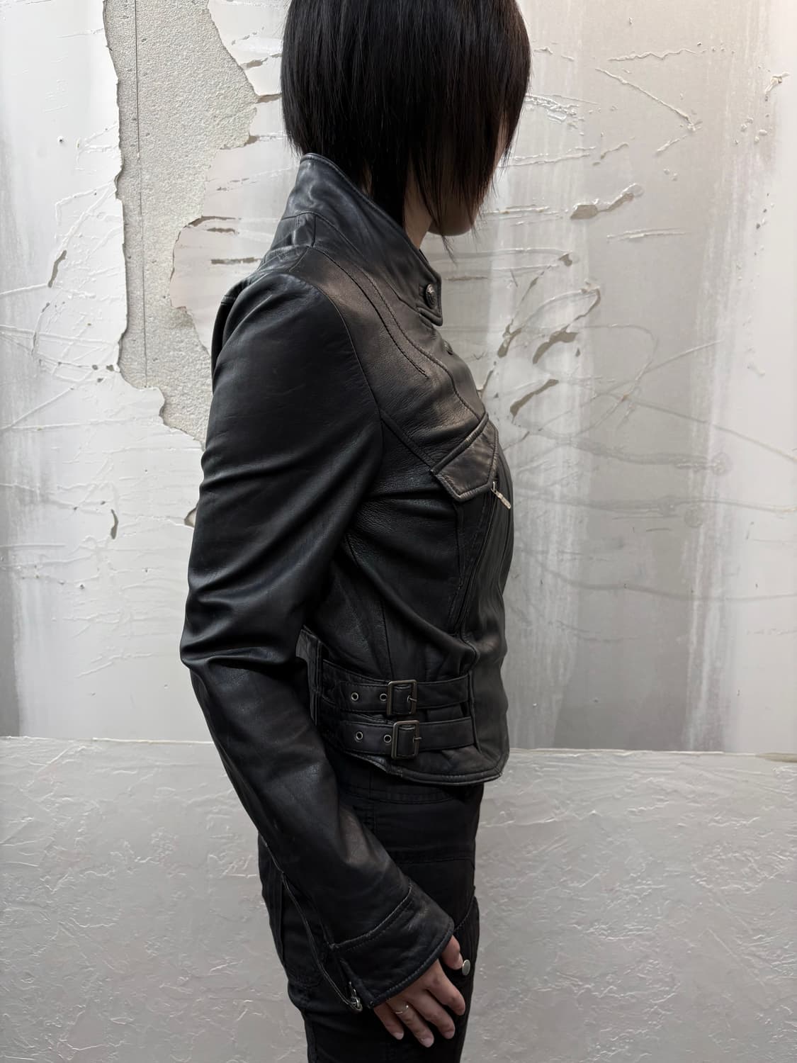 button sheepskin jacket 상품이미지4