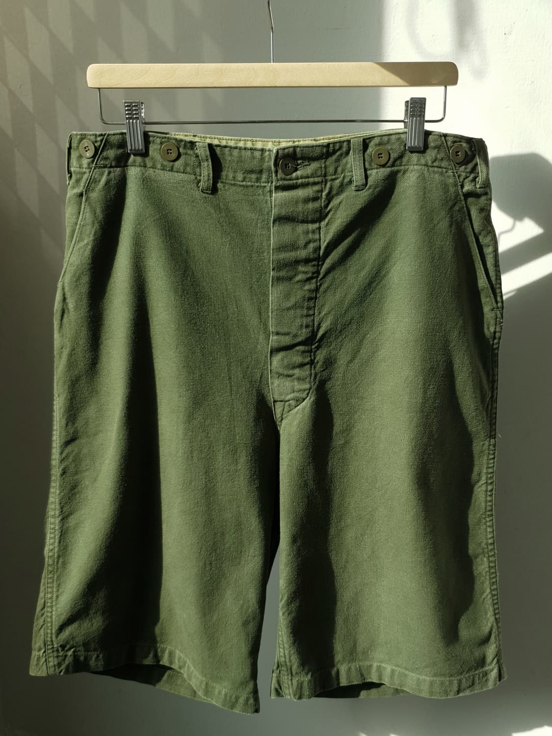 70s Swedish army utility shorts 상품이미지2