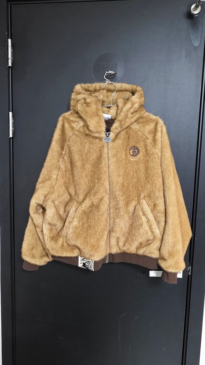 Aape 문페이스 플리스 후드 집업 S 상품이미지8