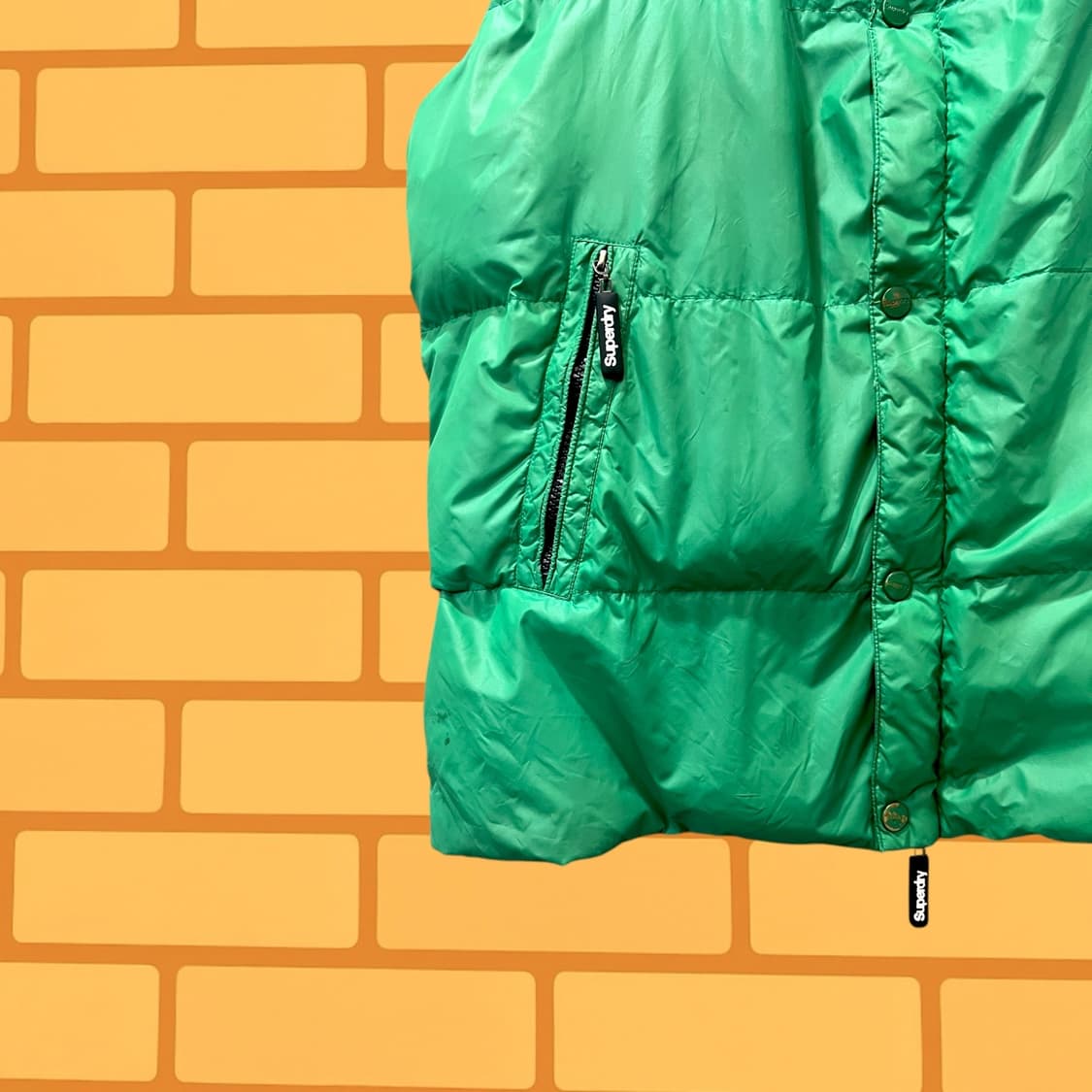 슈퍼드라이 더블 블랙 라벨 다운 베스트 (M) 상품이미지3