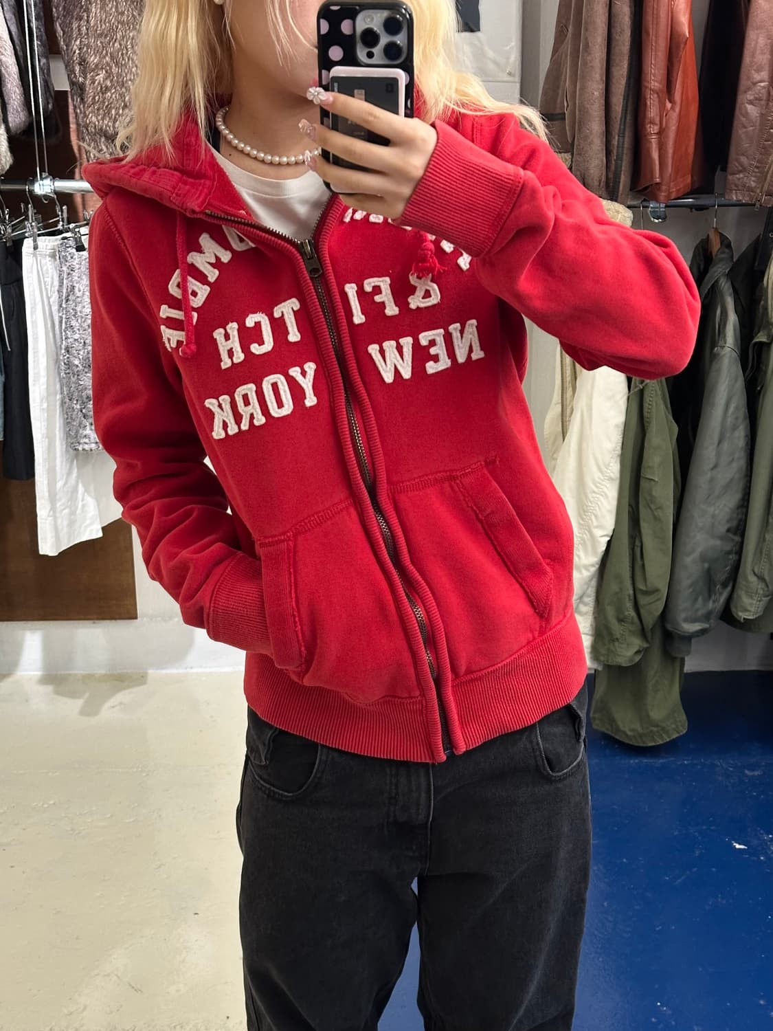 AnF 아베크롬비 Y2K 후드집업 상품이미지1