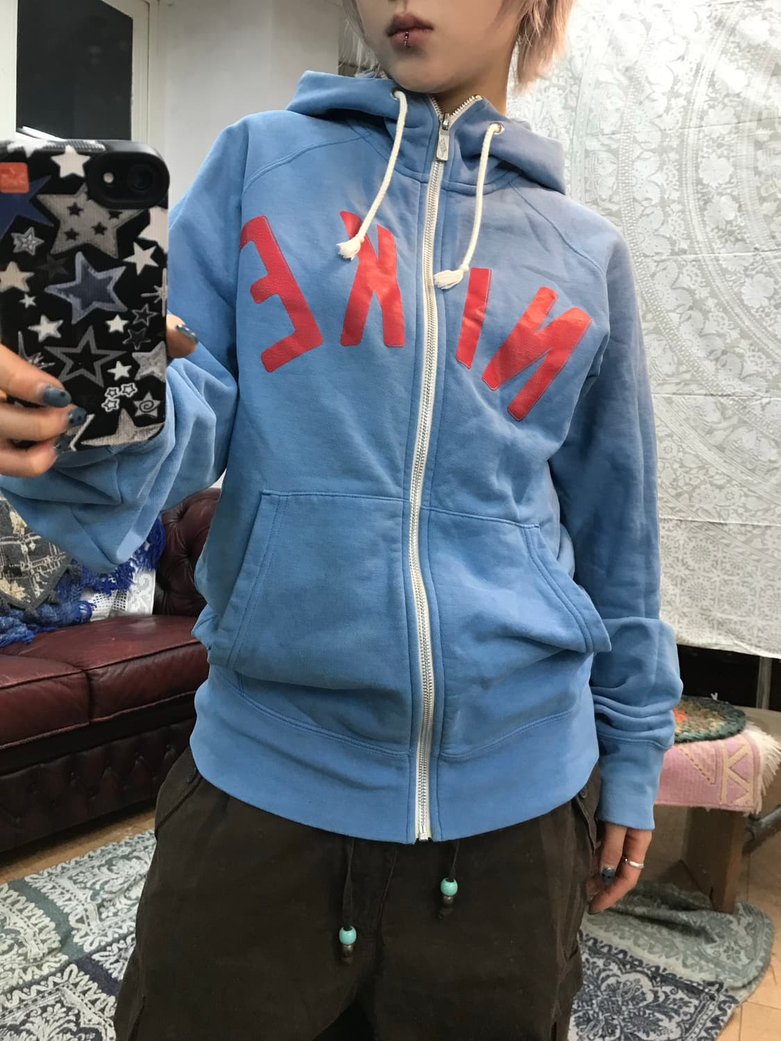 나이키 프린팅 후드집업  상품이미지1