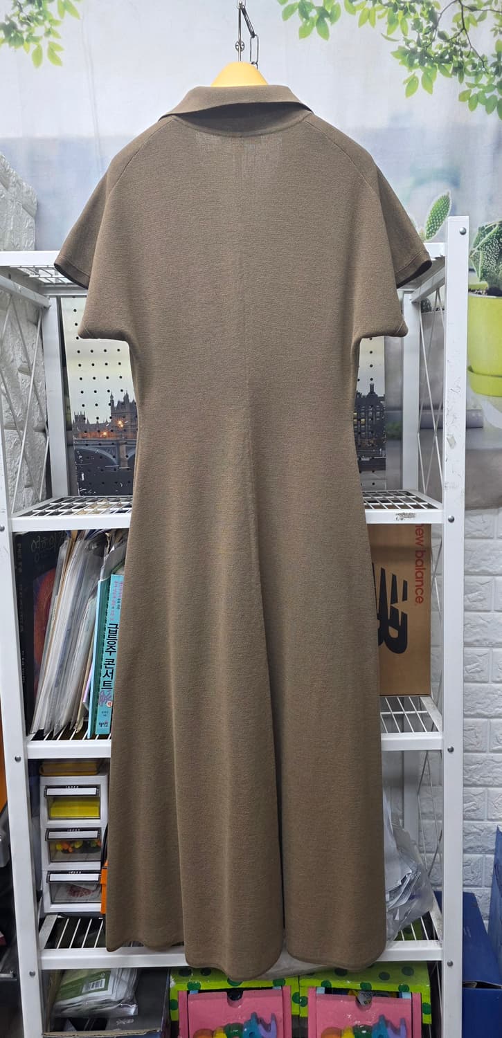 더캐시미어 24SS 니트 반팔 롱원피스 S 실크혼방 여름원피스 WM67 상품이미지3