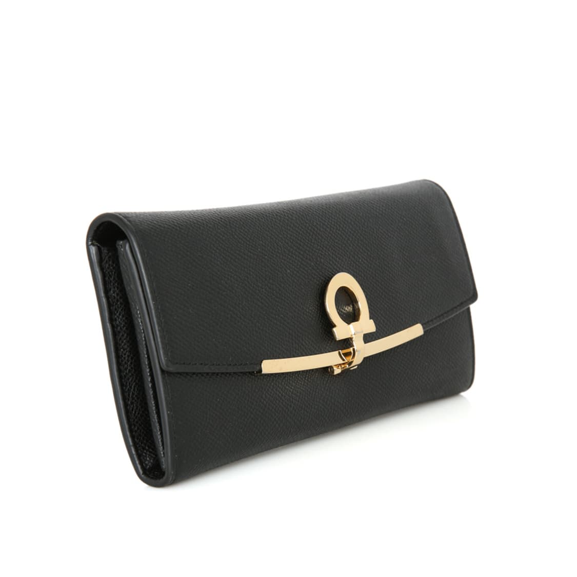 페라가모 간치니 장지갑 ID포켓 바라 월렛 골드 22D150 상품이미지3