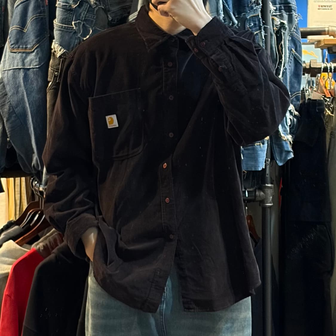 [NO.9] 칼하트 코듀로이 긴팔셔츠 상품이미지3