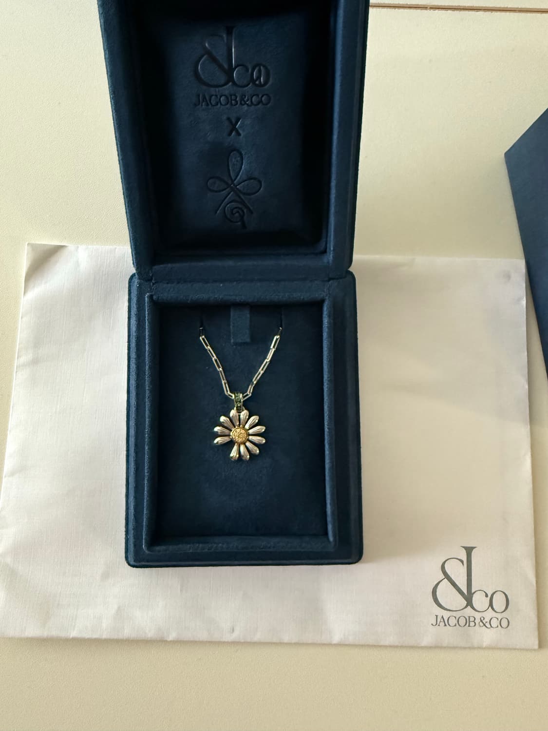 제이콥 앤 코 x 피스마이너스원 펜던트 스털링 실버 & 옐로우 골드 상품이미지1