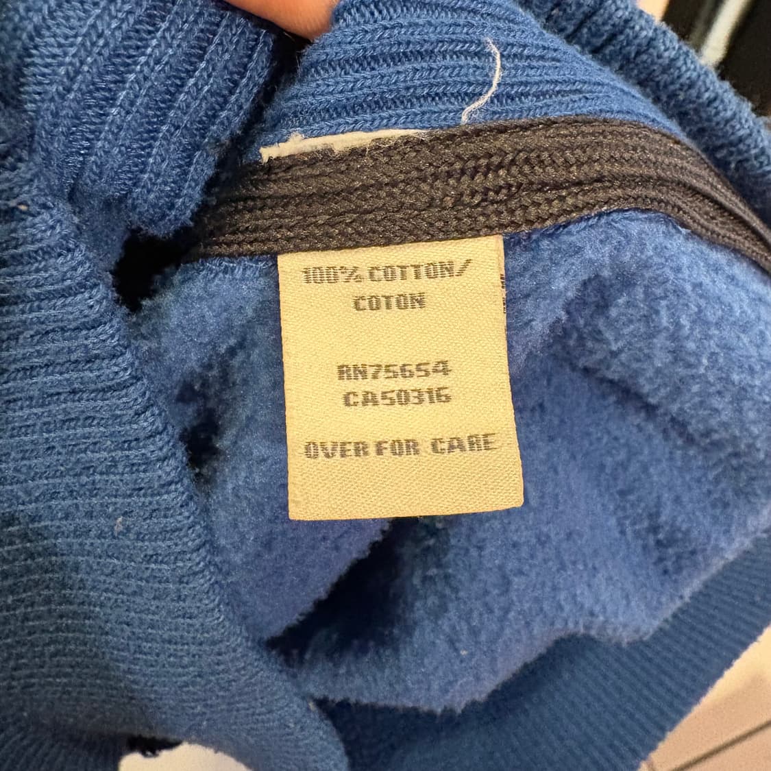 아베크롬비 블루 후드집업 상품이미지6