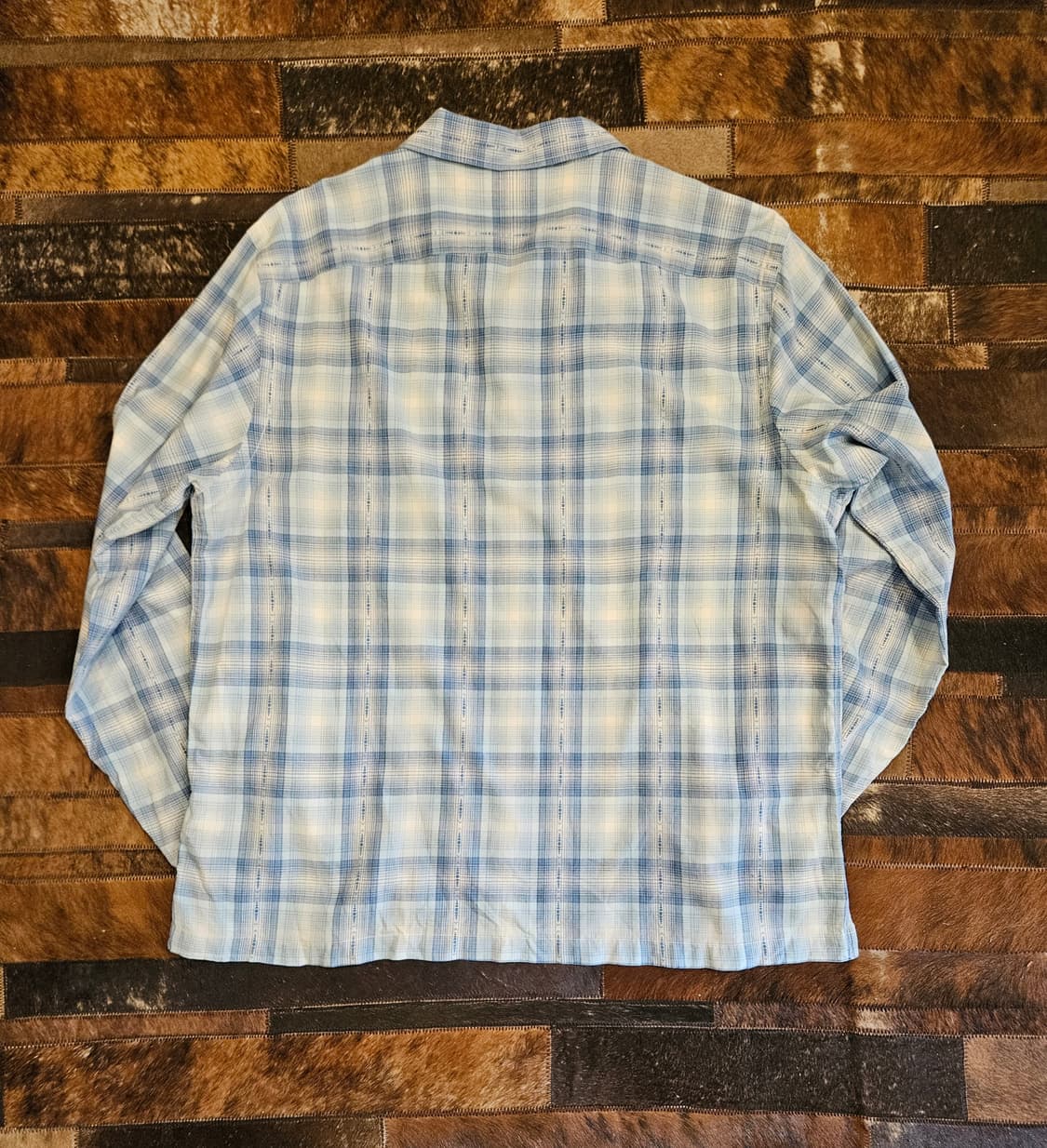 더블알엘 체크 자수 셔츠 상품이미지2