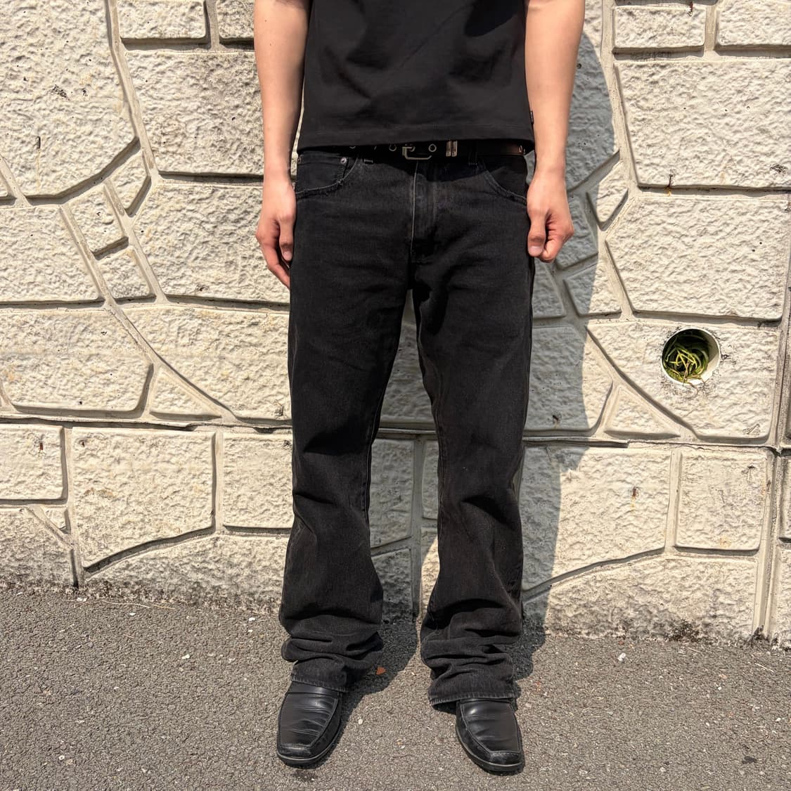 리바이스 커스텀 빈티지 517 흑청 데님 상품이미지1