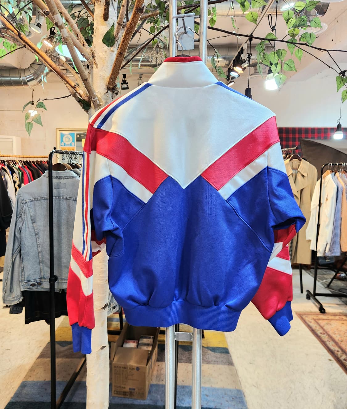 90s 아디다스 올드스쿨 삼선 트랙 빈티지 져지 자켓 상품이미지5