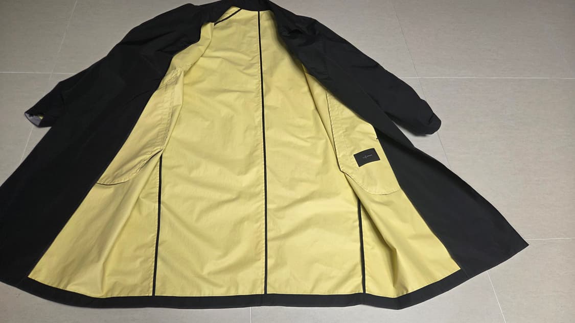 일꼬르소 버튼리스  오버핏 롱 트렌치 코트 ( 상품이미지4