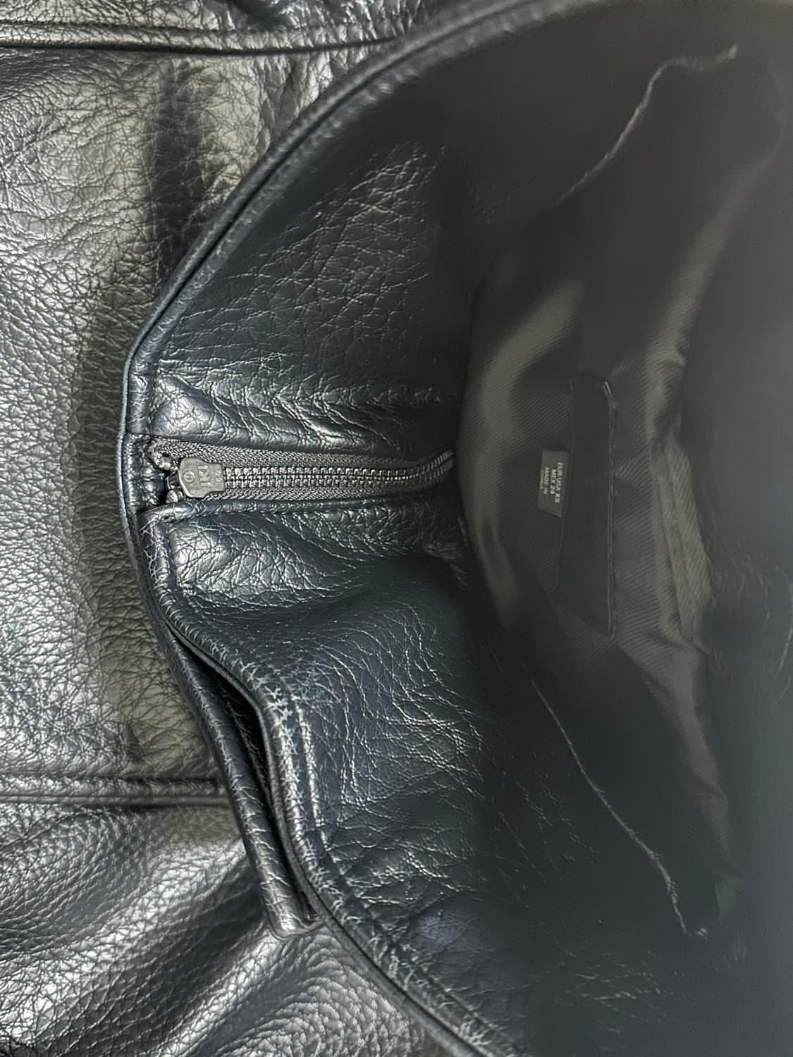 자라 zara 페이크 레더 가죽자켓 xs 상품이미지5